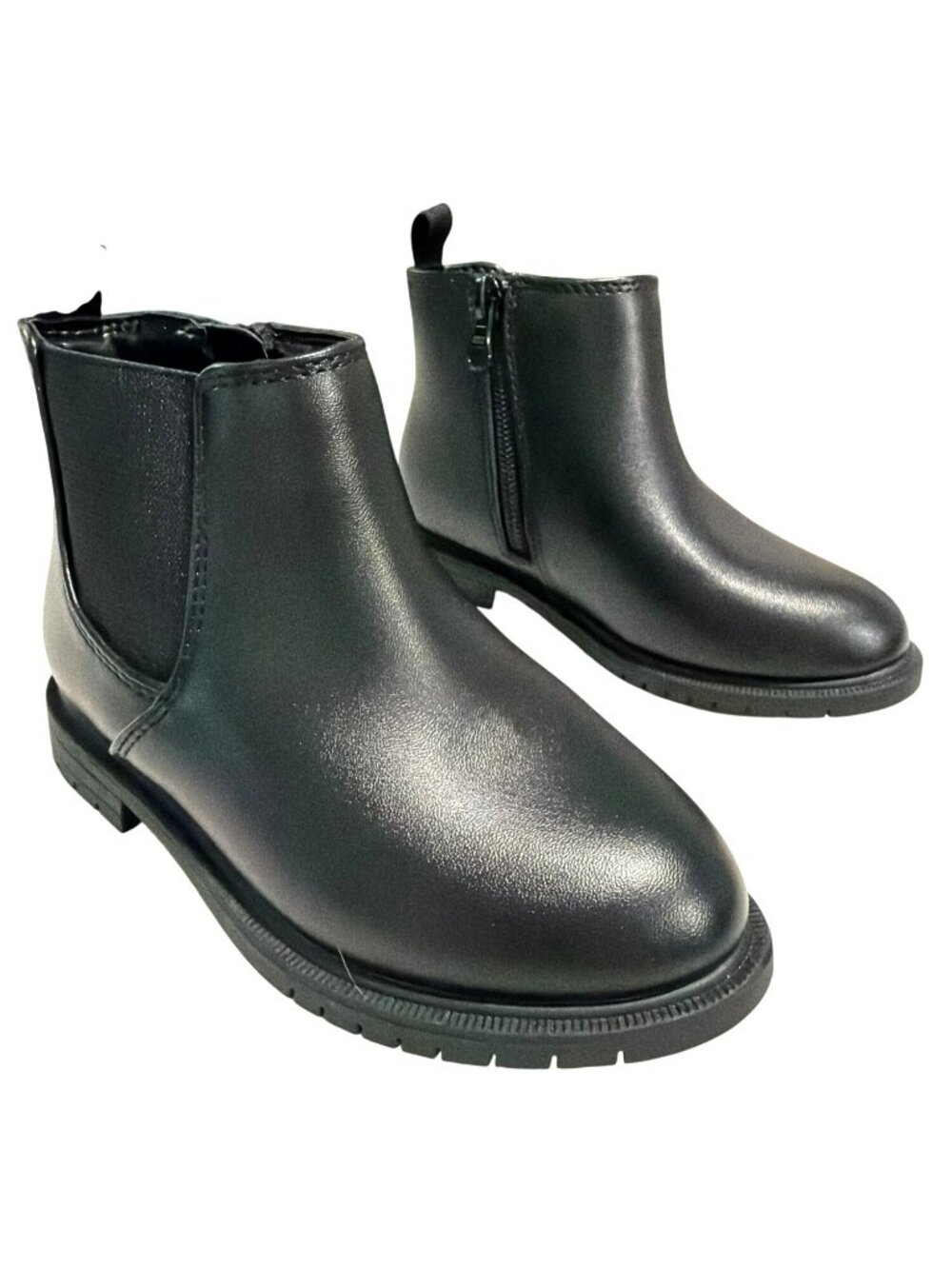 Cat & Jack Tanner Kids Black Boots Size 9 Shoes New